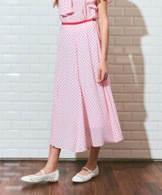 GRACE CONTINENTAL ドットジャガードスカート