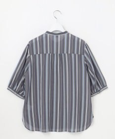 J.PRESS LADIES L 【洗える】ランダムストライプ ブラウス