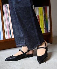 Pointer 日本製 本革ベルト付きミュール