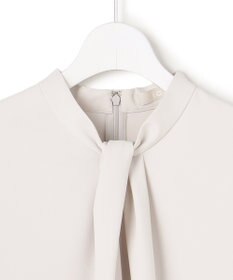 ICB L ストレッチジョーゼット ドレープデザインブラウス