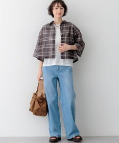 23区 L 【先行予約】シャイニーシアー ノースリーブ ニット