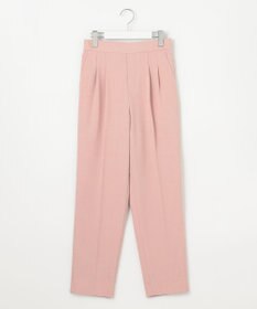 Feroux 【洗える】美シルエットカラーテーパード パンツ