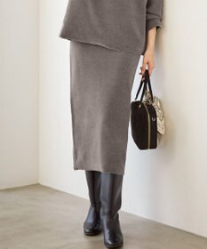 23区 S 【SLOW/一部店舗限定】ベロア風ニット スカート