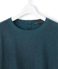 23区 L 【洗える/吊り干しOK】ヴィスコースストレッチ ドルマンスリーブ ラメ ニット