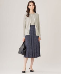 自由区 L 【カタログ掲載・アンサンブル対応・洗える】グリッターリブプルオーバー ニット