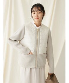 CRAFT STANDARD BOUTIQUE 中綿×ニット切替ジャケット