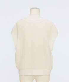 TOQUE 〈大草直子さんアドバイザー〉ベビーアルパカ×シルクハニカムニットフレンチトップス