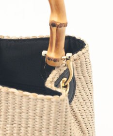 J.PRESS LADIES 【2way】 バンブー カゴ バッグ