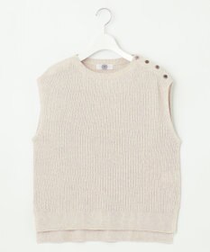 J.PRESS LADIES L 【WEB限定カラーあり】LINEN COTTON ニット ベスト