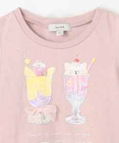 ANY KIDS オンオフショルダーパフェTシャツ