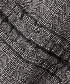 Feroux フレアギャザーチェック スカート