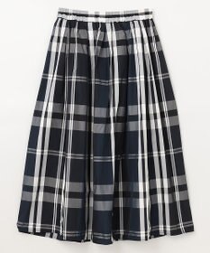 ANY 【洗濯機可能・ウエストゴム】ビックチェックスカート