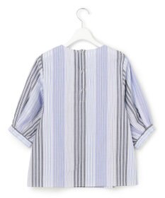 J.PRESS YORK STREET 【WOMEN】マルチストライプ ブラウス