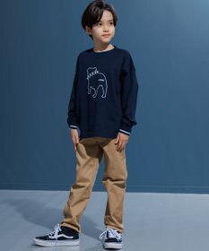 J.PRESS KIDS 【140-170cm】バックブル ラインプリント カットソー