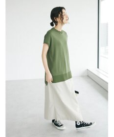 CRAFT STANDARD BOUTIQUE ＵＶカット接触冷感半袖ニットチュニック