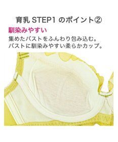 BRADELIS New York 【BRADELIS New York / 育乳補整ブラ・STEP1 集める】ジャスミンステップ1ブラ24A1