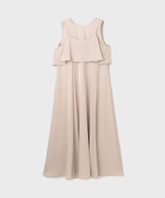 GRACE CONTINENTAL サテンレイヤードワンピース