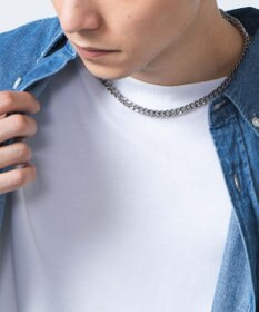 WEGO ステンレスチェーンネックレス50cm