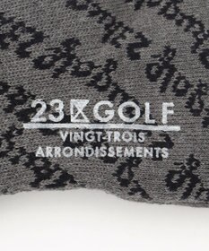 23区GOLF 【MEN】足元に華やかさを添える レジメロゴアンクル ソックス ギフトにもおすすめの一足
