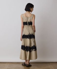 GRACE CONTINENTAL デニム切替サーキュラーワンピース