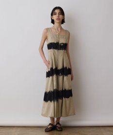 GRACE CONTINENTAL デニム切替サーキュラーワンピース