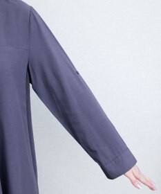 Tiaclasse 【洗える】レイヤードヘムシャツチュニック