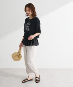 Green Parks ウエストドロストドッキングロゴプルオーバー