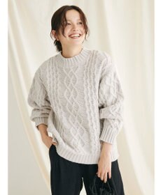 CRAFT STANDARD BOUTIQUE ケーブルニットドッキングスウェット