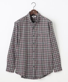 JOSEPH ABBOUD 【キングサイズ・ネルシャツ/暖かい】ファインブラッシュド ネル チェック シャツ