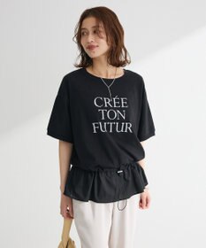 Green Parks ウエストドロストドッキングロゴプルオーバー