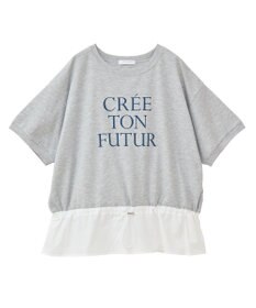 Green Parks ウエストドロストドッキングロゴプルオーバー