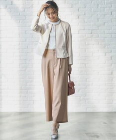 ANY SIS 【洗える】ビットポイント ワイドパンツ