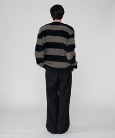 WEGO 【2025秋冬新作/ユニセックス着用ITEM/MLサイズ展開】フェザーニットプルオーバー