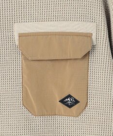 JOSEPH ABBOUD MOUNTAIN 【イージーケア/速乾性/軽量糸使用】 クルーネックコンビ プルオーバー ニット