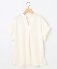 組曲 【WEB限定】ライトジョーゼットスキッパー ブラウス