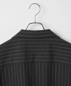 WEGO 【ユニセックス着用アイテム/手洗い可/SETUP可】リネンレーヨンオープンカラーシャツ（S）