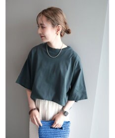 AMERICAN HOLIC 接触冷感ＳＺ５分袖カットプルオーバー