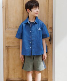 J.PRESS KIDS 【100-130cm】4.5オンス TC デニム 半袖シャツ