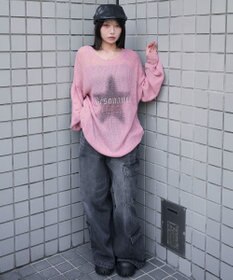 WEGO モヘアタッチスターBIGニット