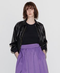 NAVE 【Nave】フェイクラムスキン ブルゾン