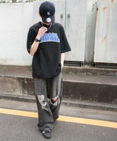 WEGO 【ユニセックス着用ITEM】アクセ付きグラフィックT（SS）