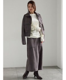 Te chichi スウェードタイトスカート