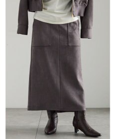 Te chichi スウェードタイトスカート