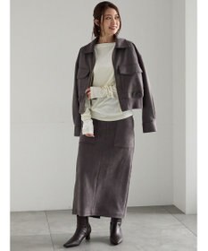 Te chichi スウェードタイトスカート