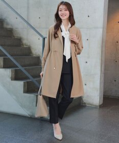 Tiaclasse 【ブラウス&ベスト&パンツ3点セット】リボンタイブラウス＋ベスト付き 3点セットアップ