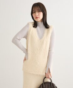 Green Parks ・Ｐｅｔｉｔ　Ｆｌｅｕｒ　ボトルネックリブニット