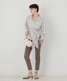 GRACE CONTINENTAL ポンチスリムパンツ
