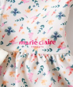 OP／FILA 【marie claire ENFANTS】小花柄編上げAライン水着