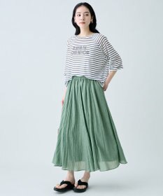 ANY エアーシャンブレースカート