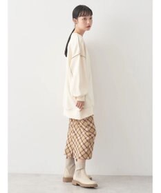 earth music&ecology チェック柄ナロースカート